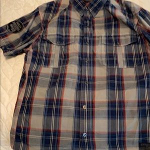 L Harley-Davidson button down shirt